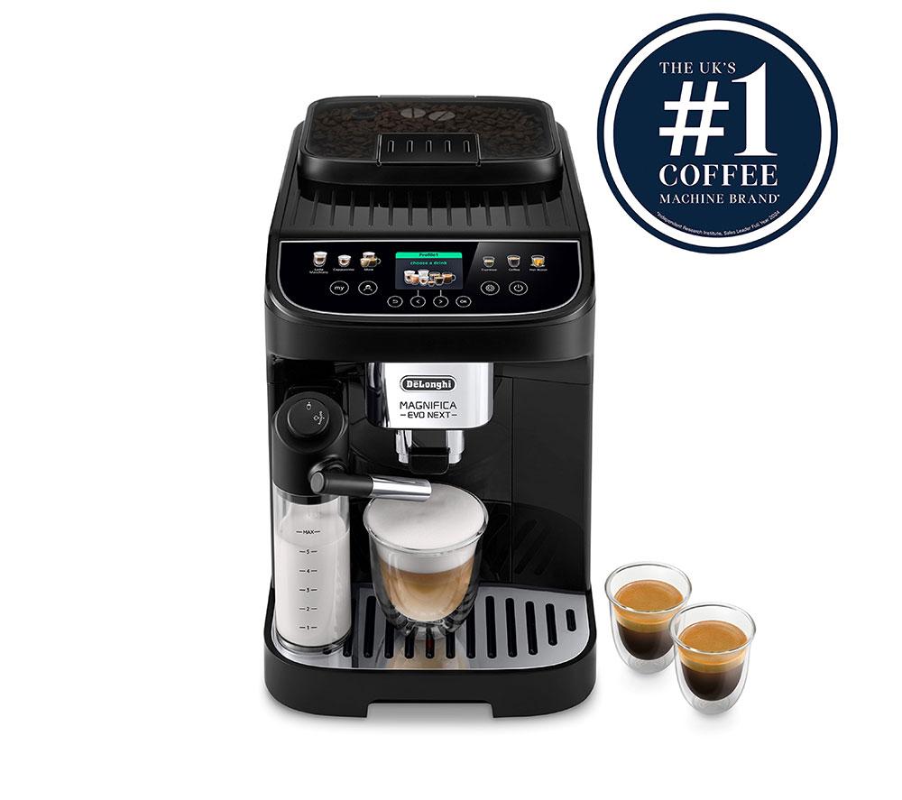 DELONGHI Magnifica Evo Next ECAM310.60.B Bean to Cup Coffee Machine - Black image number 2 of 10
