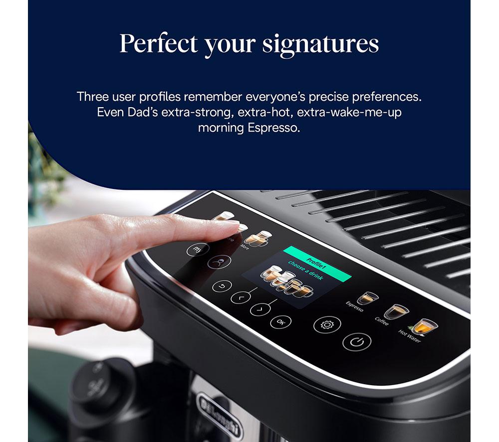 DELONGHI Magnifica Evo Next ECAM310.60.B Bean to Cup Coffee Machine - Black image number 4 of 10