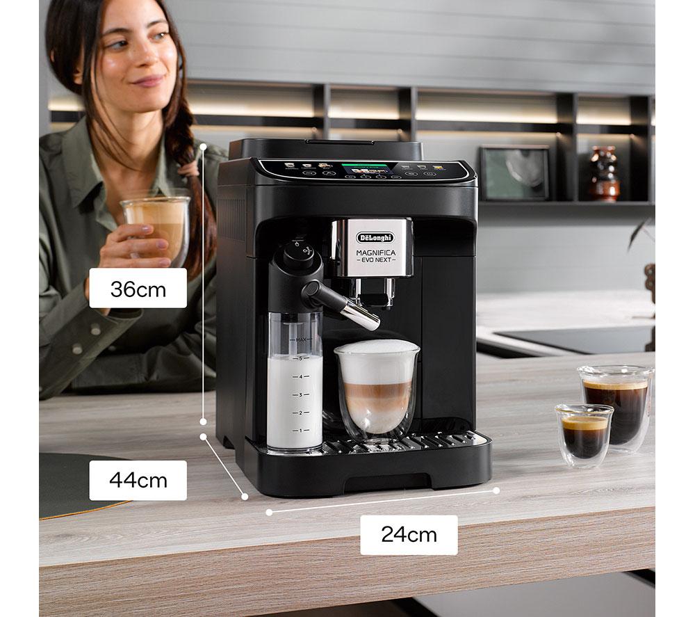 DELONGHI Magnifica Evo Next ECAM310.60.B Bean to Cup Coffee Machine - Black image number 8 of 10
