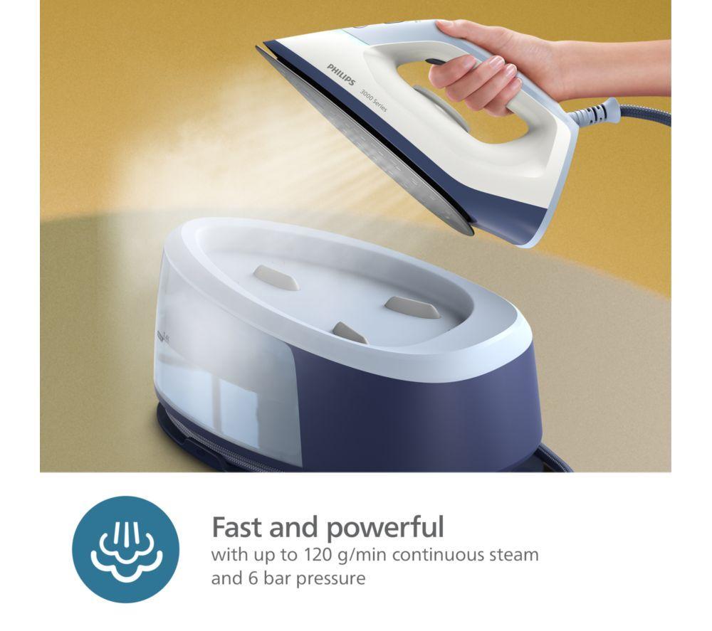 PHILIPS 3000 Series PSG3000/20 Steam Generator Iron - Blue image number 4 of 6