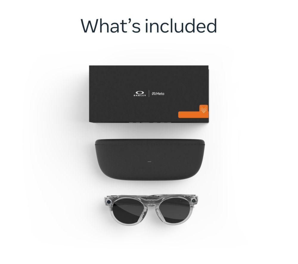 OAKLEY META HSTN Glasses - Clear, Clear to Grey Transitions image number 8 of 8