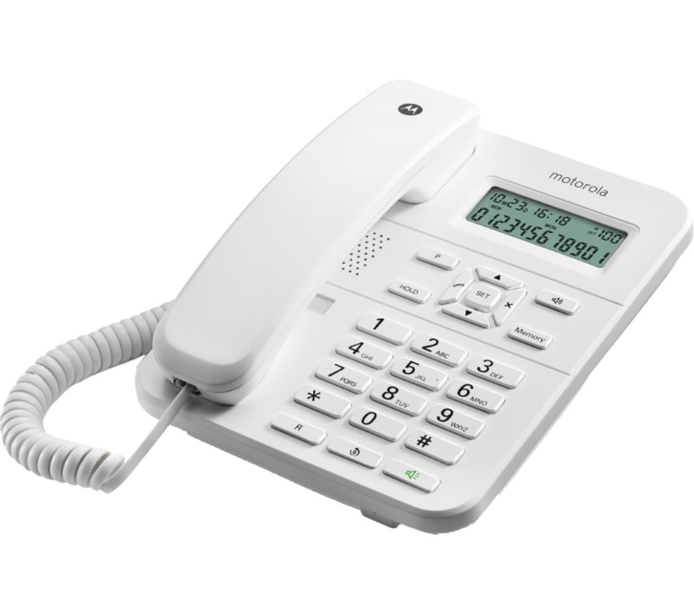 MOTOROLA CT202 Corded Phone - White image number 2 of 4