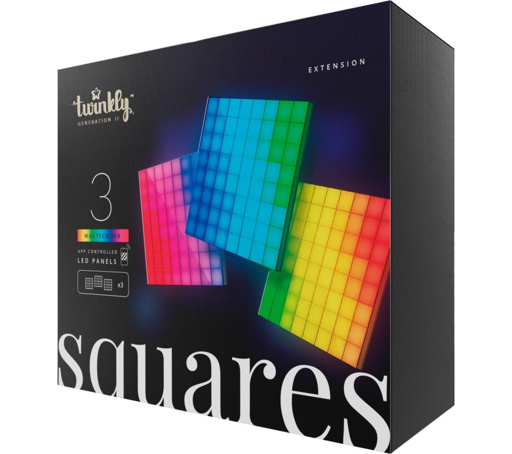 TWINKLY Squares Smart LED Light Panel Extension - 3 Panels image number 8 of 8