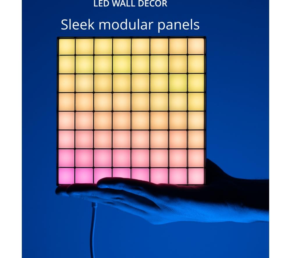 TWINKLY Squares Smart LED Light Panel Starter Kit - 6 Panels image number 2 of 8