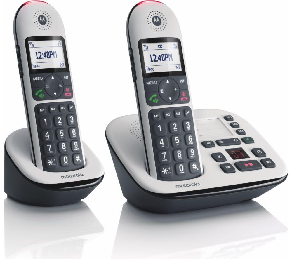 MOTOROLA CD5012 Cordless Phone - Twin Handsets, White image number 3 of 3