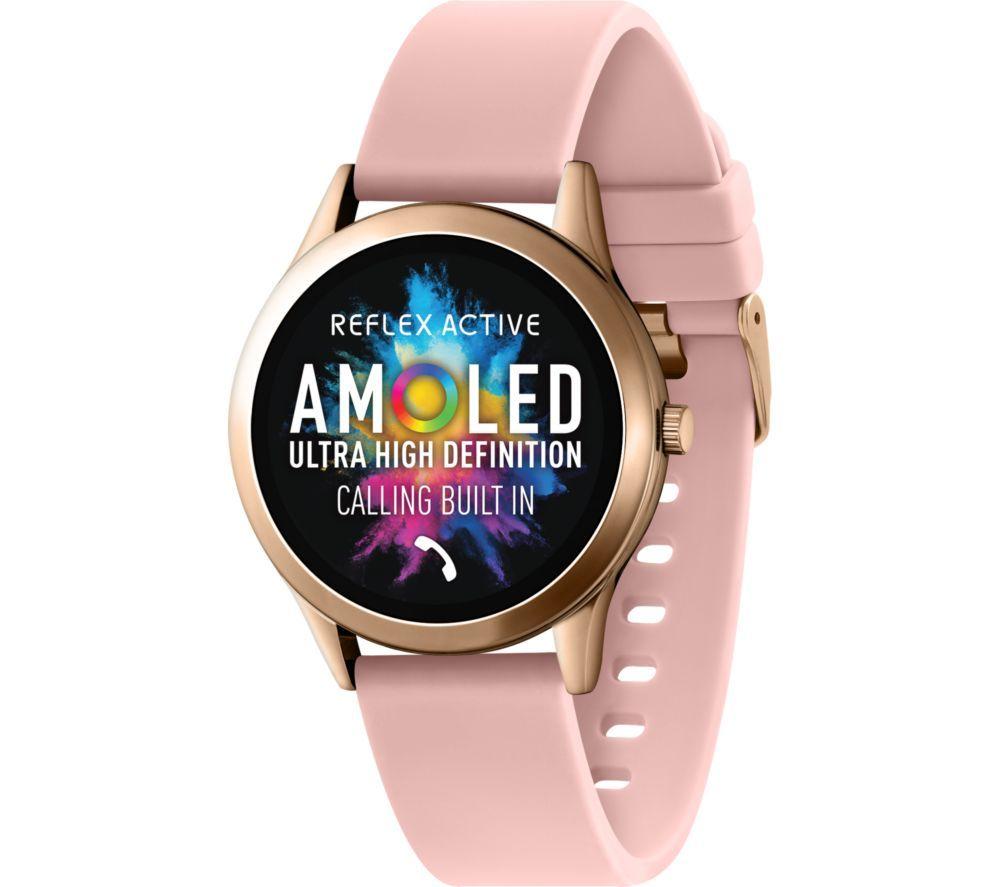 REFLEX ACTIVE Series 31 Smart Watch - Pink, Silicone Strap