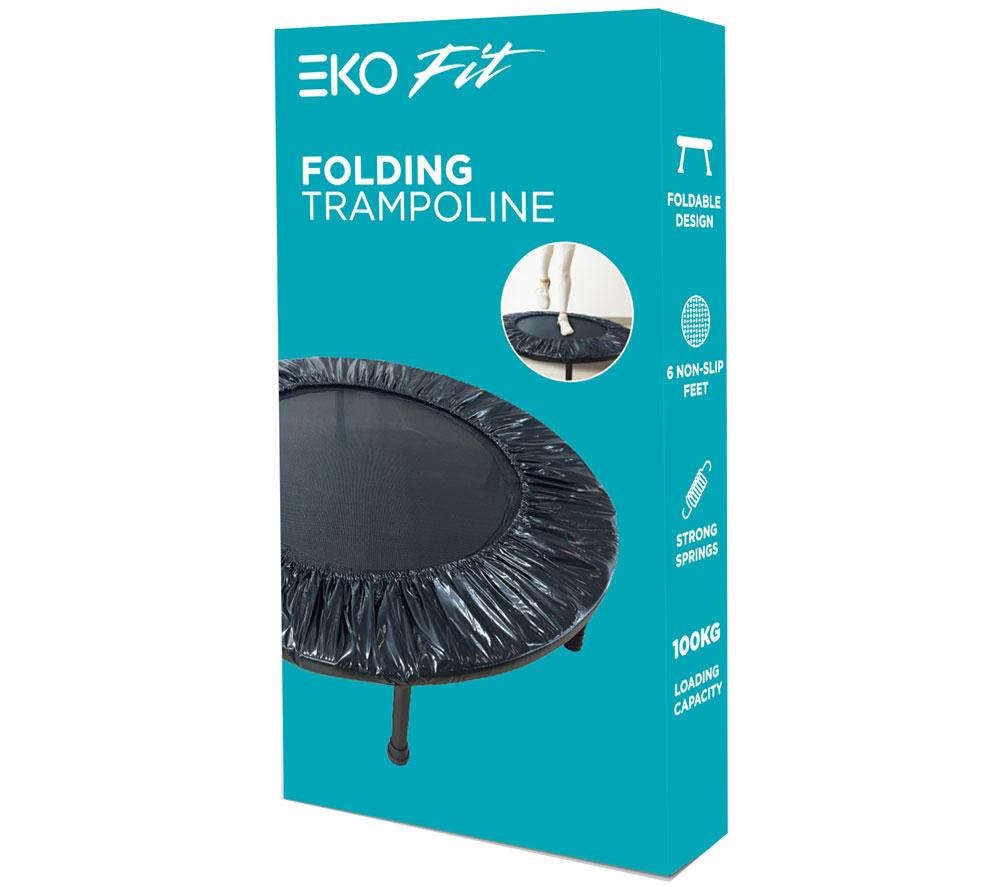 EKO FIT Folding Trampoline - Black image number 2 of 2