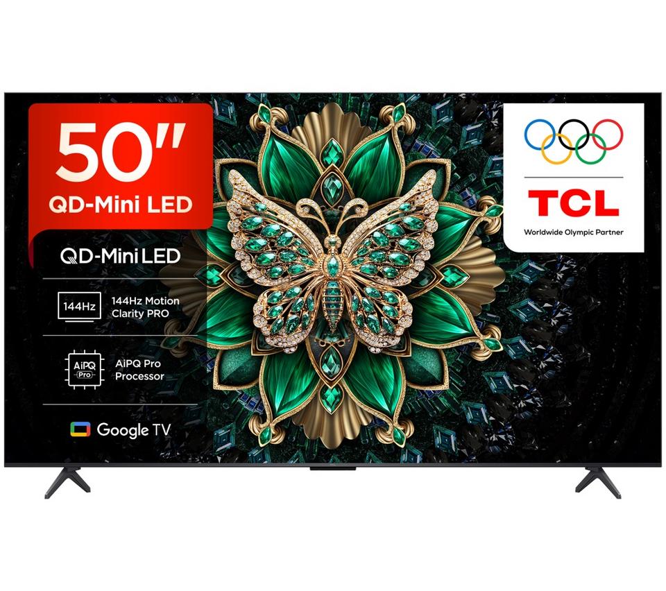 TCL C6K 50" QD-Mini LED 4K HDR Smart Google TV - 50C6K