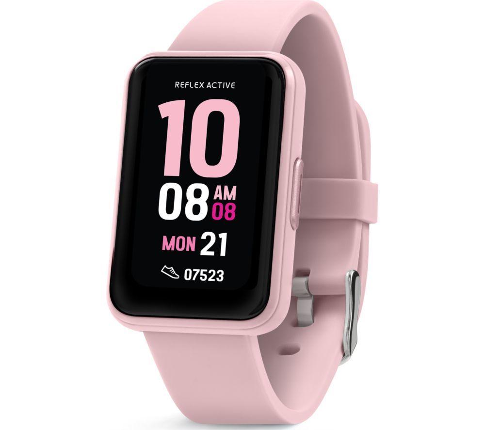 REFLEX ACTIVE Series 49 Smart Watch - Pink, Silicone Strap