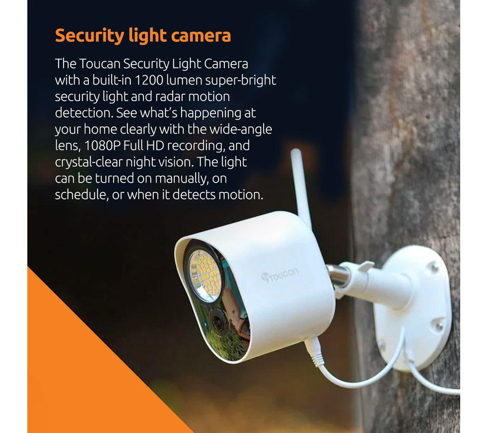 TOUCAN V3TSLC10-MLDX 1080p WiFi Video Doorbell with Chime & Security Floodlight Camera image number 6 of 6