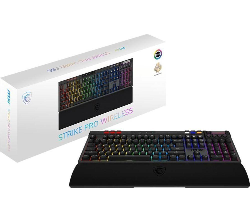 MSI STRIKE PRO Wireless Mechanical Gaming Keyboard - Grey image number 4 of 4