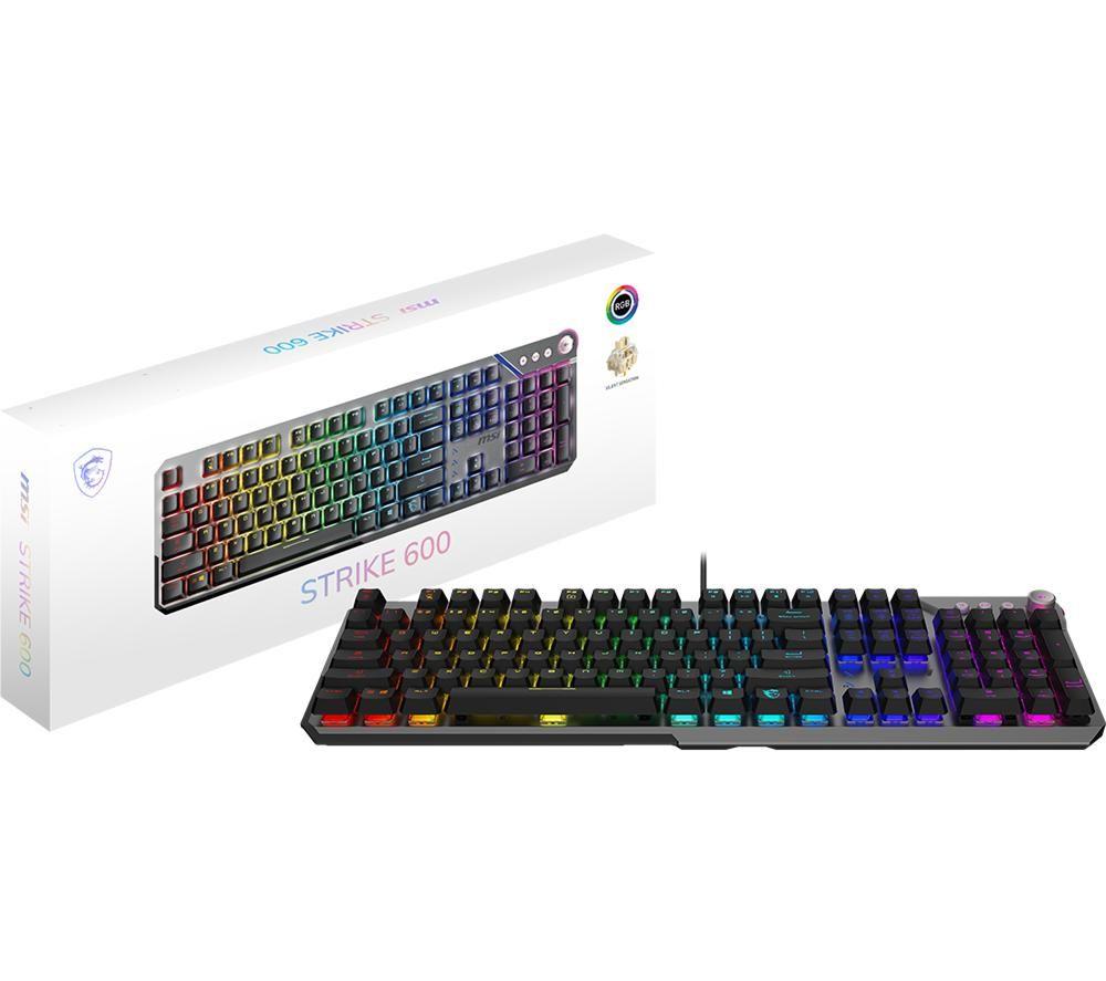 MSI STRIKE 600 Mechanical Gaming Keyboard - Grey image number 2 of 6