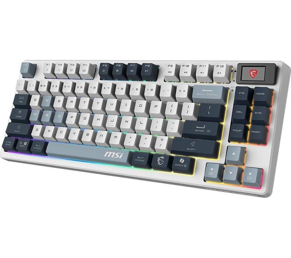 MSI Forge GK600 Wireless Mechanical Gaming Keyboard - White image number 2 of 5