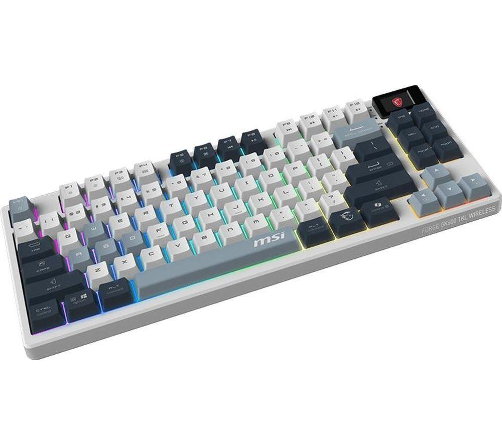 MSI Forge GK600 Wireless Mechanical Gaming Keyboard - White image number 3 of 5