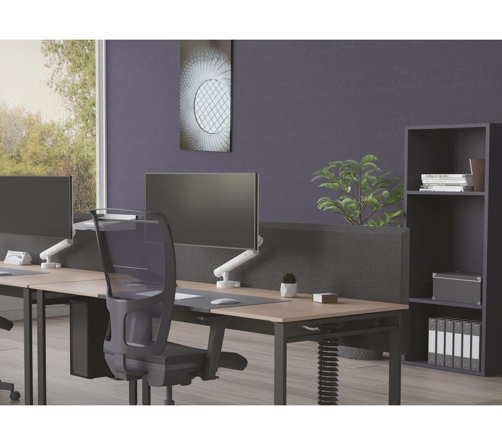 CMD Miro Tilt & Swivel Curved 17-34" Monitor Desk Mount White image number 7 of 9