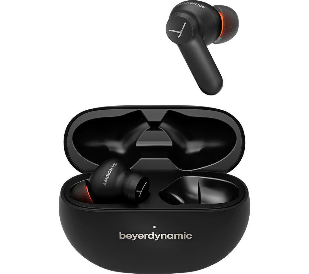 BEYERDYNAMIC Amiron 100 Wireless Bluetooth Noise-Cancelling Earbuds - Black image number 4 of 5