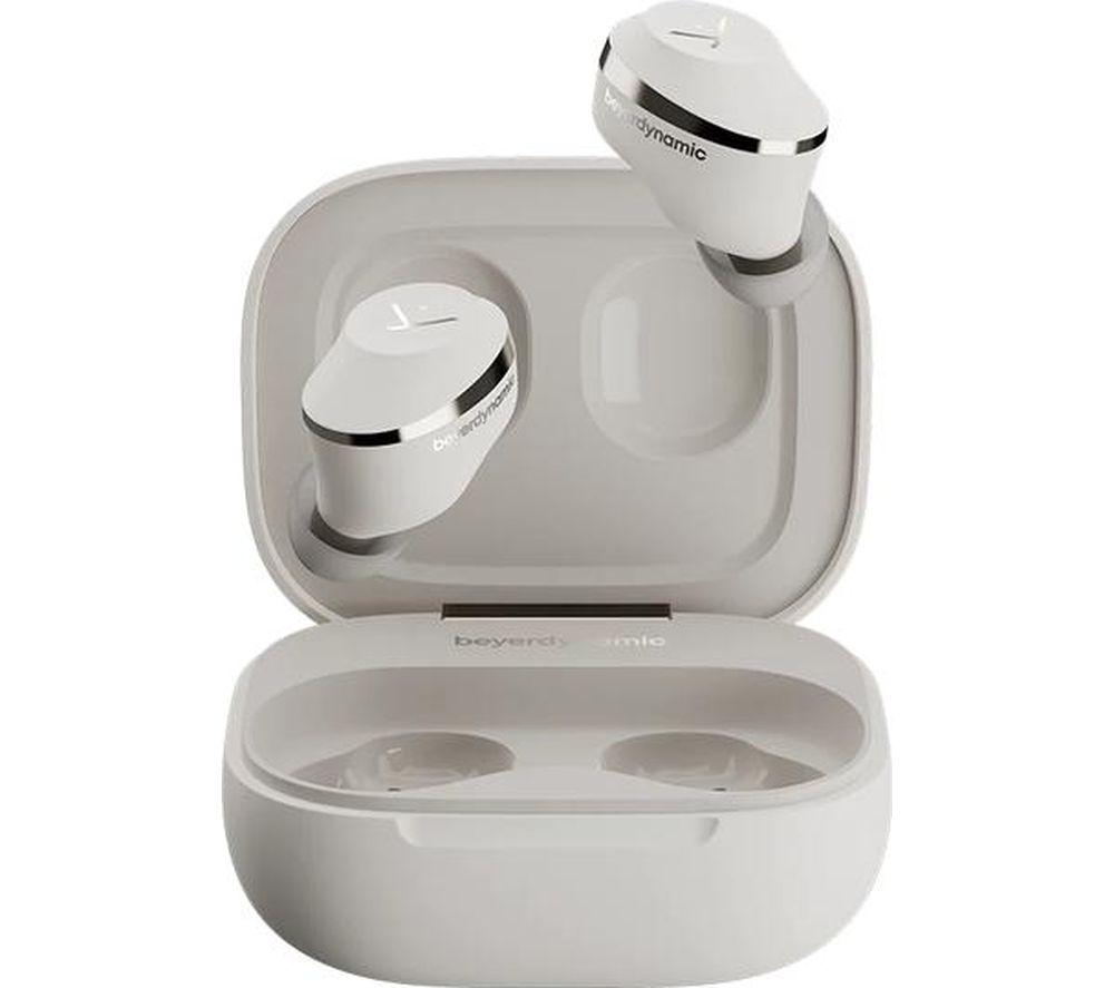 BEYERDYNAMIC Amiron 300 Wireless Bluetooth Noise-Cancelling Earbuds - Cream image number 3 of 9