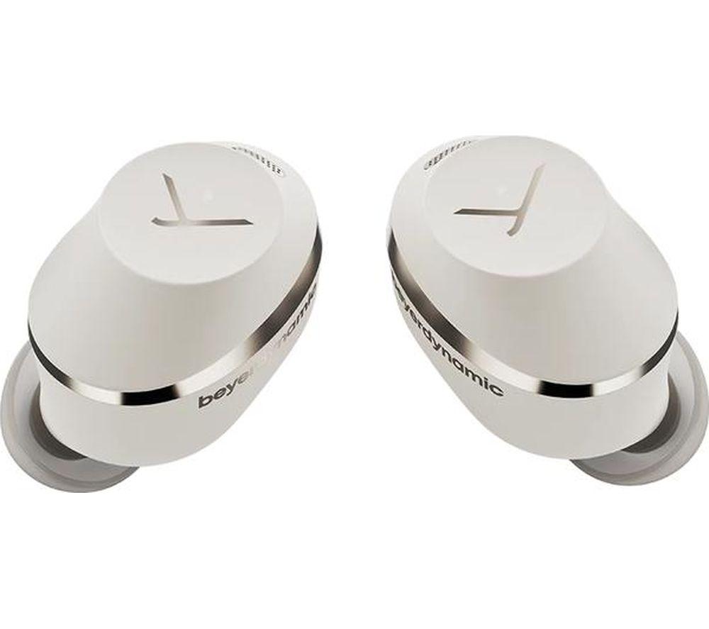 BEYERDYNAMIC Amiron 300 Wireless Bluetooth Noise-Cancelling Earbuds - Cream image number 4 of 9