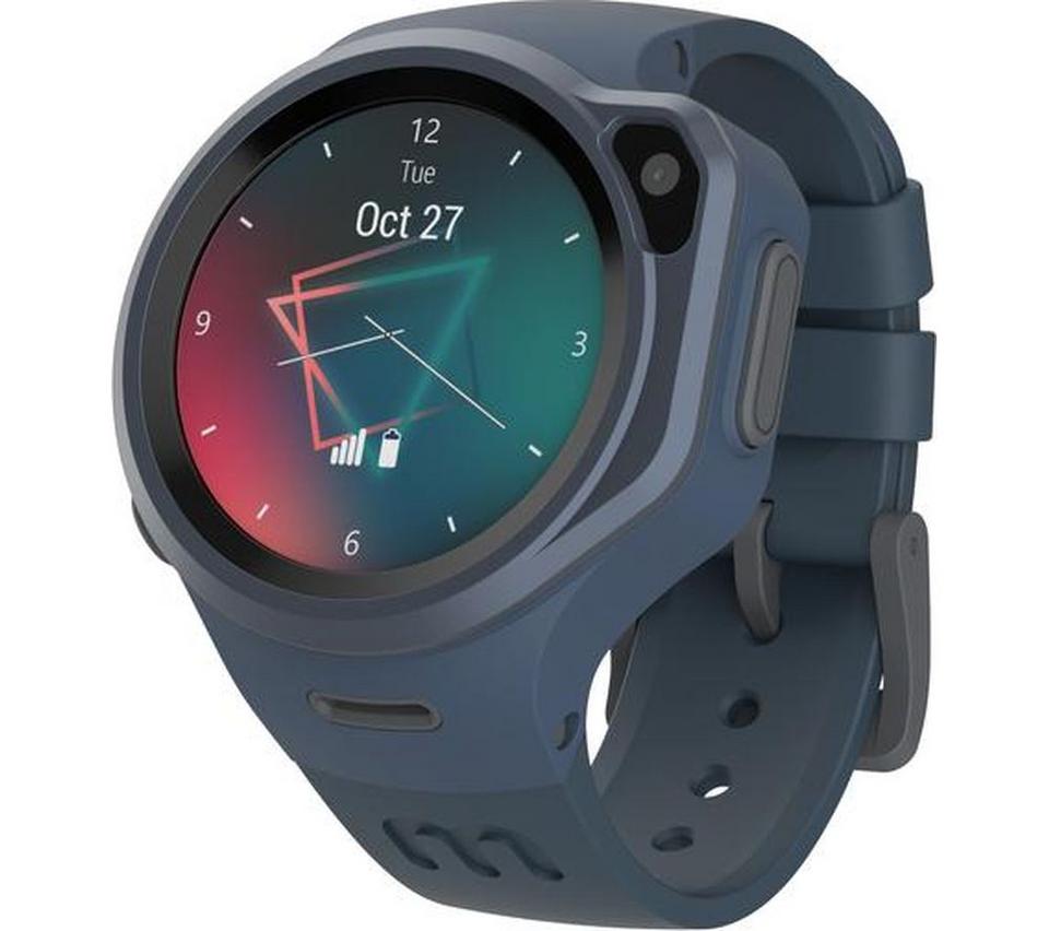 MYFIRST Fone R1s Smart Watch for Kids - Space blue, Silicon Strap