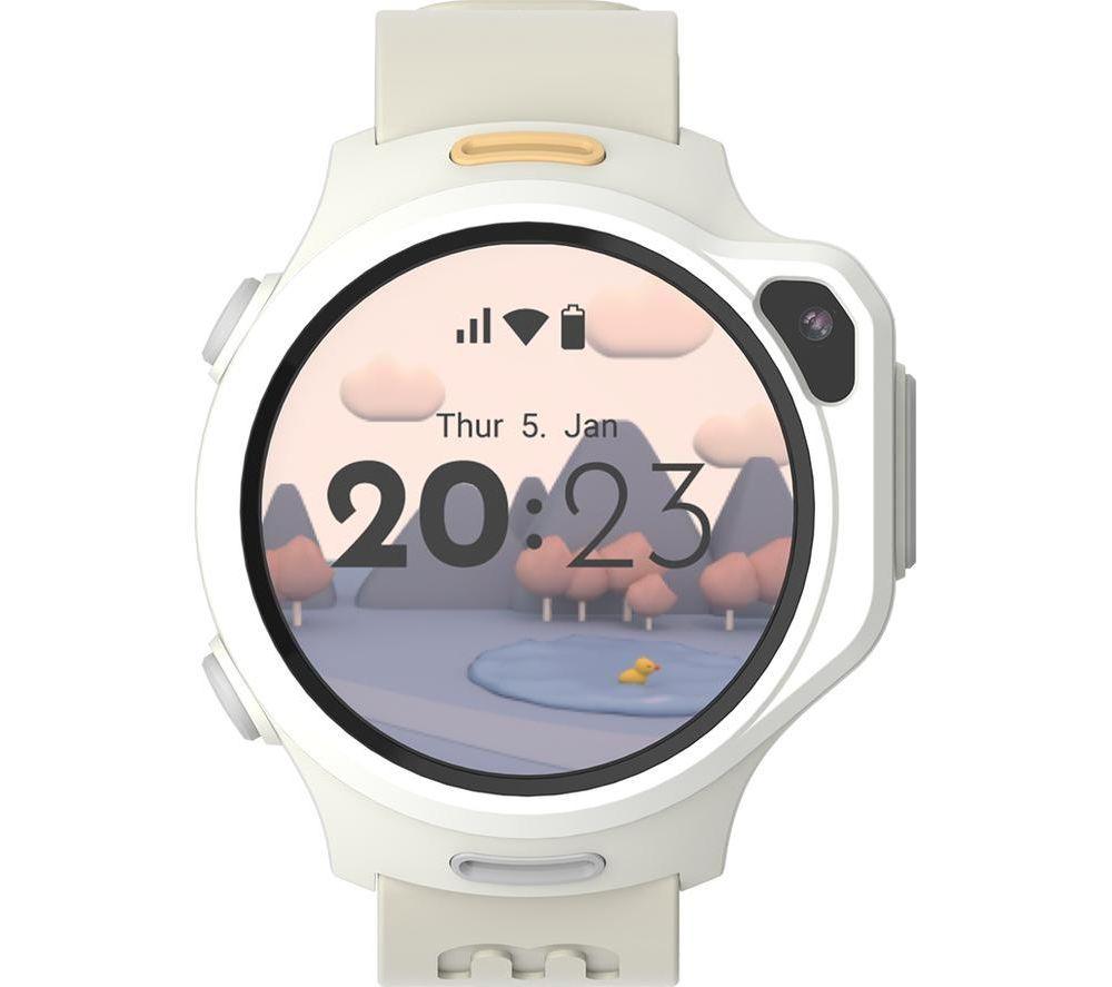 MYFIRST Fone R2 Smart Watch for Kids - Nougat White, Silicon Strap image number 5 of 6