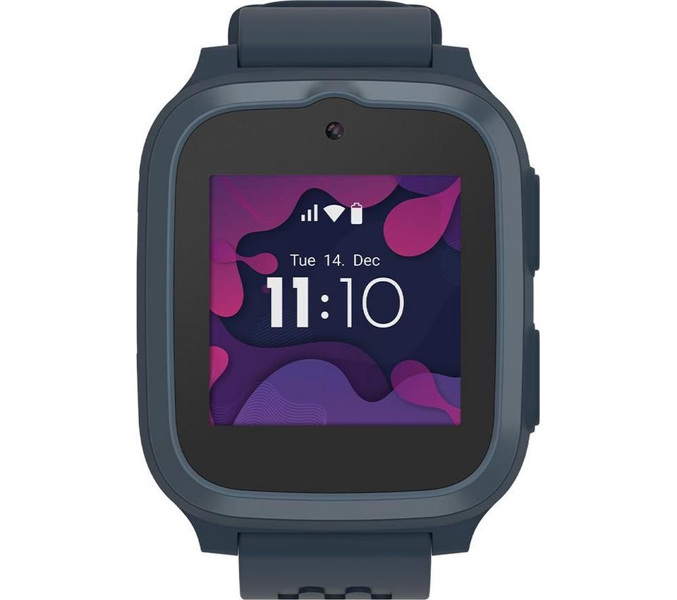 MYFIRST Fone S3 Smart Watch for Kids - Space Blue, Silicon Strap
