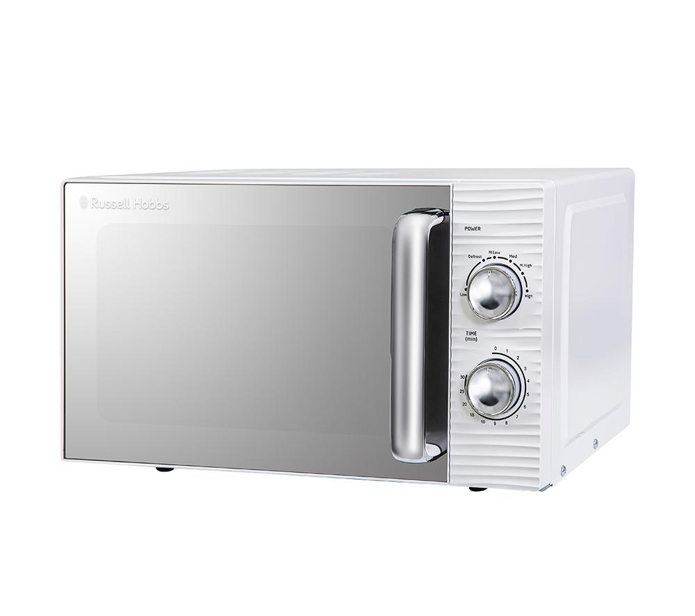 RUSSELL HOBBS Inspire Solo Microwave, Jug Kettle & 2-Slice Toaster Bundle - White image number 2 of 9