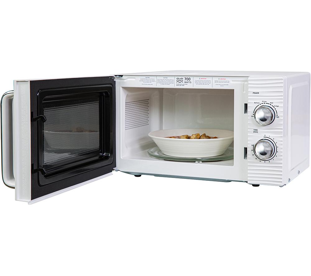 RUSSELL HOBBS Inspire Solo Microwave, Jug Kettle & 2-Slice Toaster Bundle - White image number 5 of 9