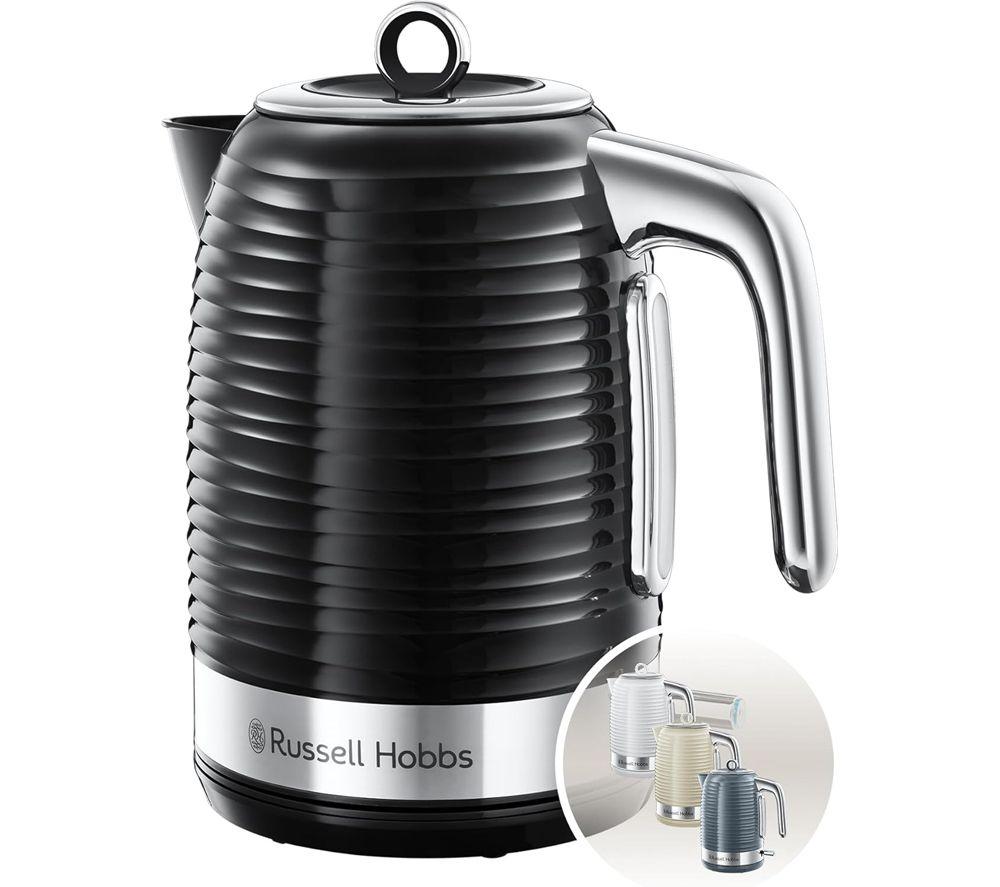 RUSSELL HOBBS Inspire Solo Microwave, Jug Kettle & 4-Slice Toaster Bundle - Black image number 6 of 6
