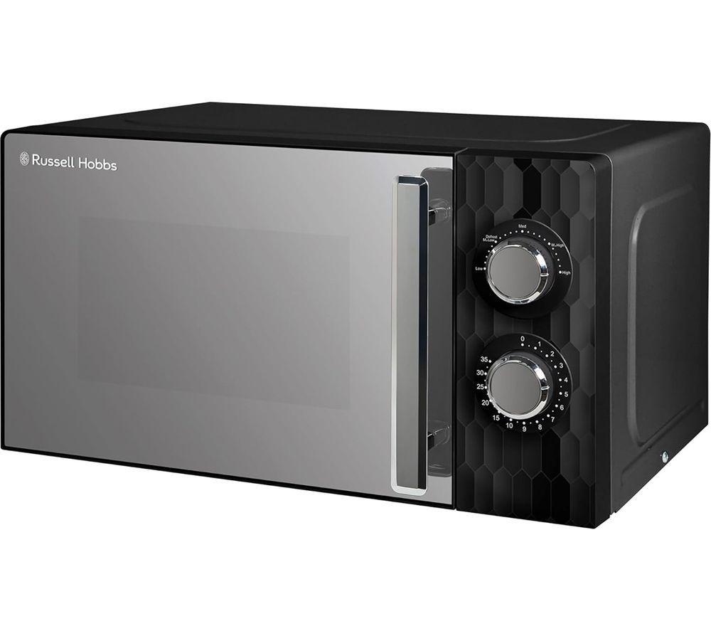 RUSSELL HOBBS Honeycomb Solo Microwave, Jug Kettle & 2-slice Toaster Bundle - Black image number 5 of 5