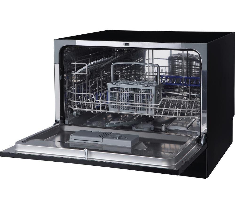 RUSSELL HOBBS RH6TTDW0D1B Table Top Dishwasher - Black image number 2 of 3