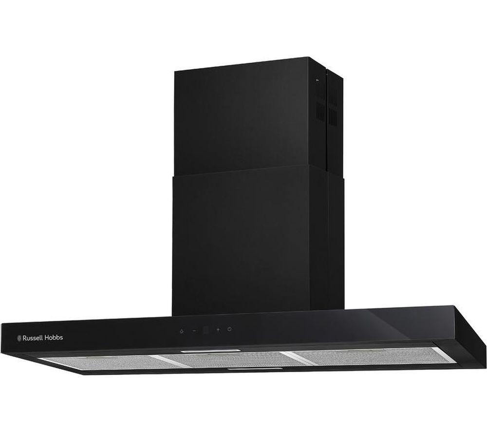 RUSSELL HOBBS RHICH904B Midnight Collection 90 cm Island Cooker Hood - Black image number 2 of 4