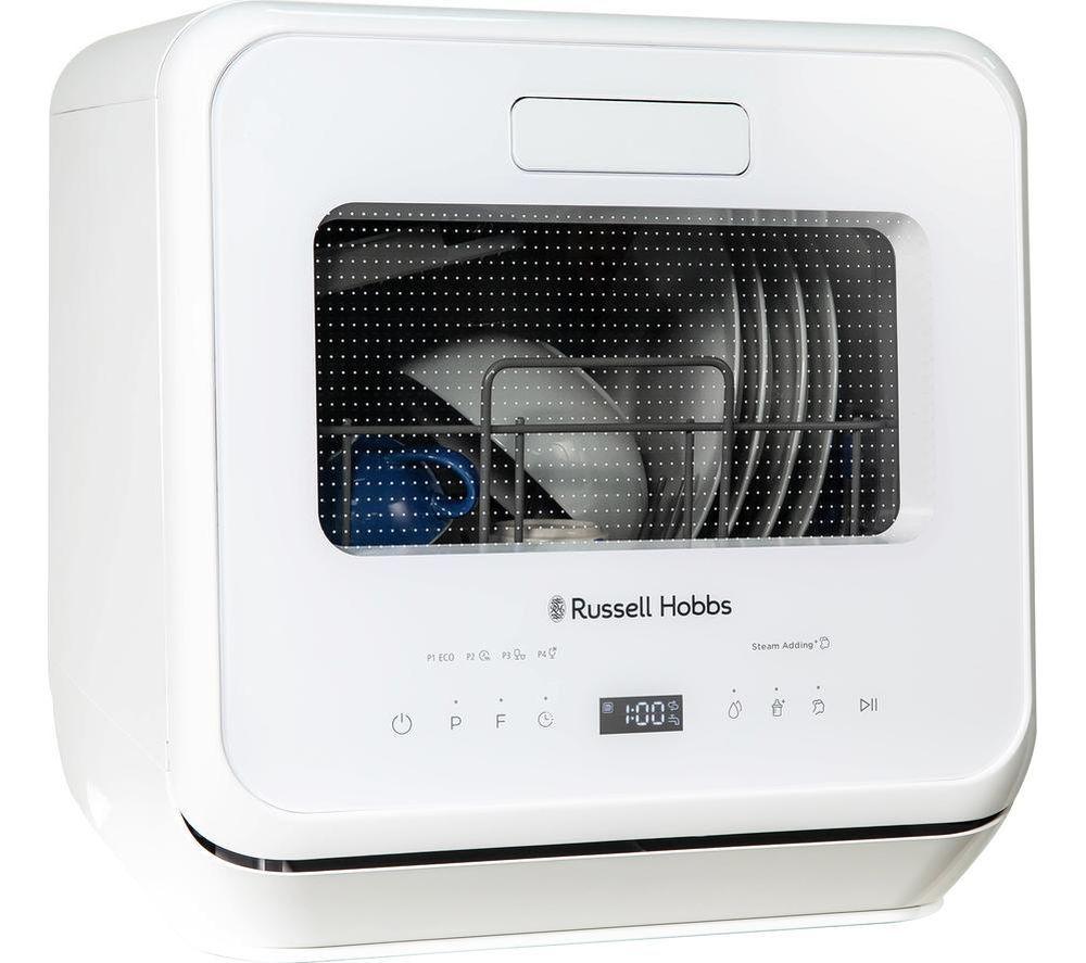 RUSSELL HOBBS RH2TTDW0D1W Table Top Dishwasher - White image number 4 of 5