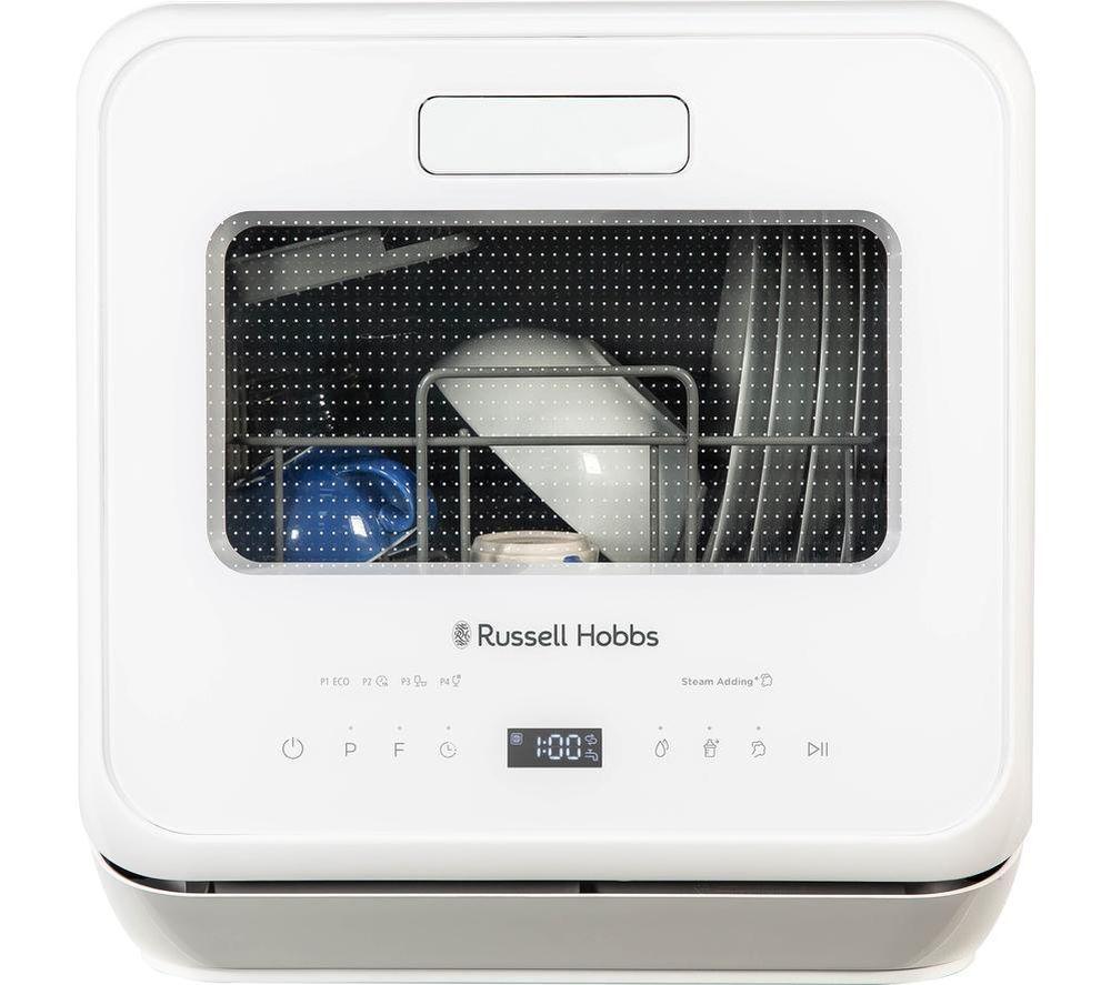 RUSSELL HOBBS RH2TTDW0D1W Table Top Dishwasher - White image number 5 of 5