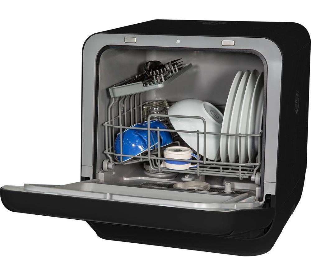RUSSELL HOBBS RH2TTDW0D1B Table Top Dishwasher - Black image number 2 of 5