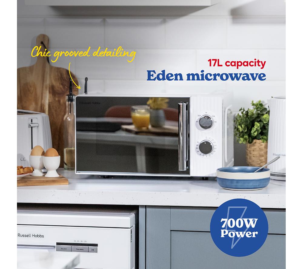 RUSSELL HOBBS Eden RHMM725 Solo Microwave - White image number 4 of 12