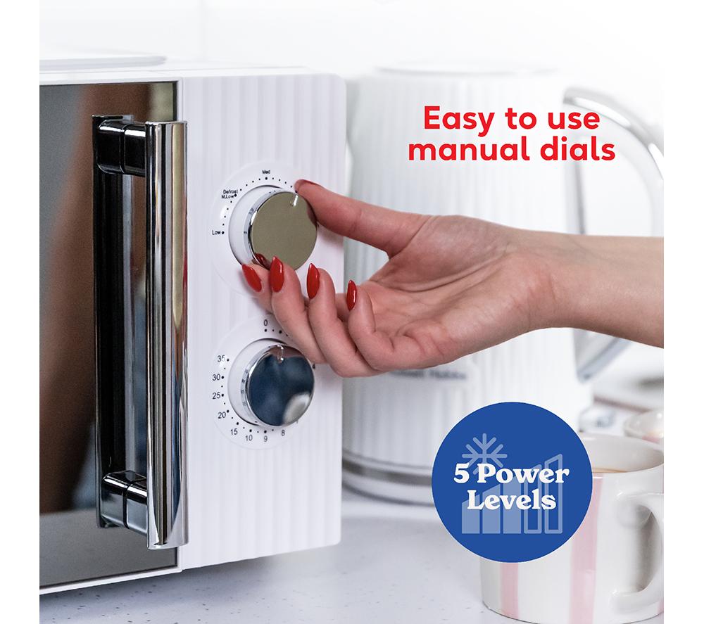 RUSSELL HOBBS Eden RHMM725 Solo Microwave - White image number 8 of 12