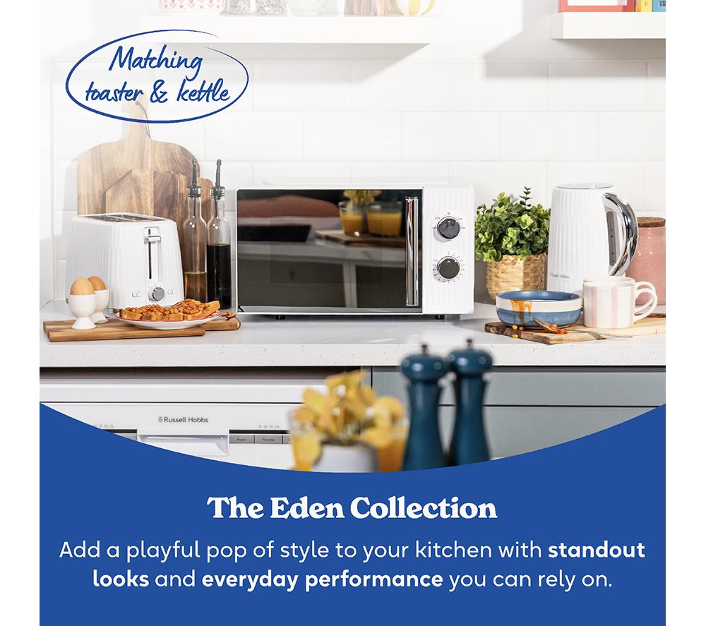 RUSSELL HOBBS Eden RHMM725 Solo Microwave - White image number 12 of 12