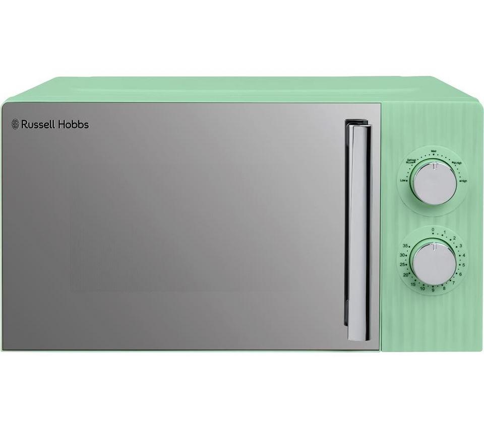 RUSSELL HOBBS Eden RHMM725PG Solo Microwave - Pistachio Green