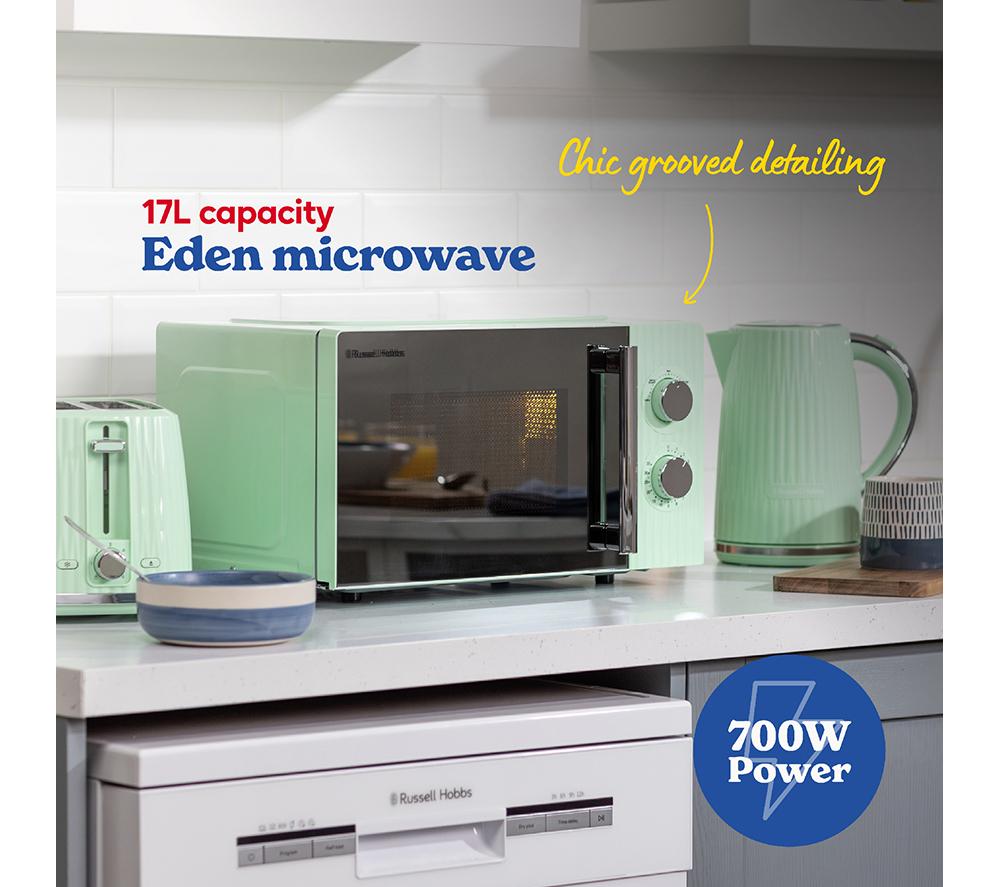 RUSSELL HOBBS Eden RHMM725PG Solo Microwave - Pistachio Green image number 4 of 12