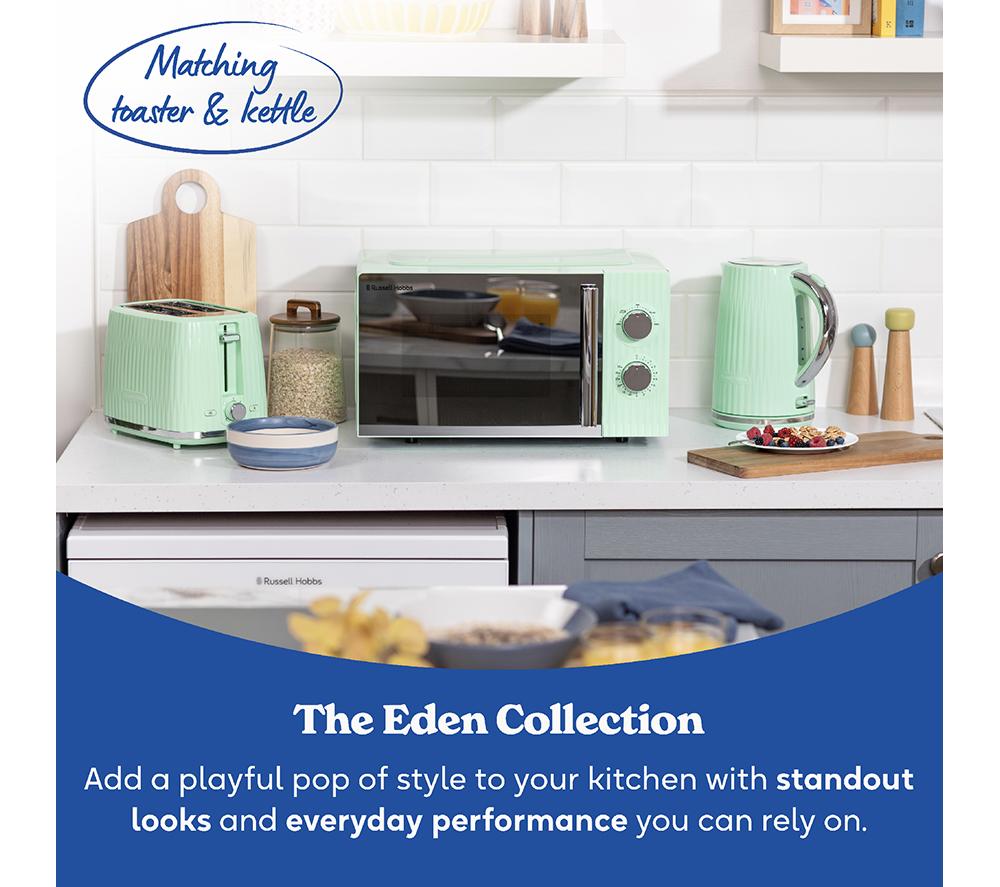 RUSSELL HOBBS Eden RHMM725PG Solo Microwave - Pistachio Green image number 12 of 12