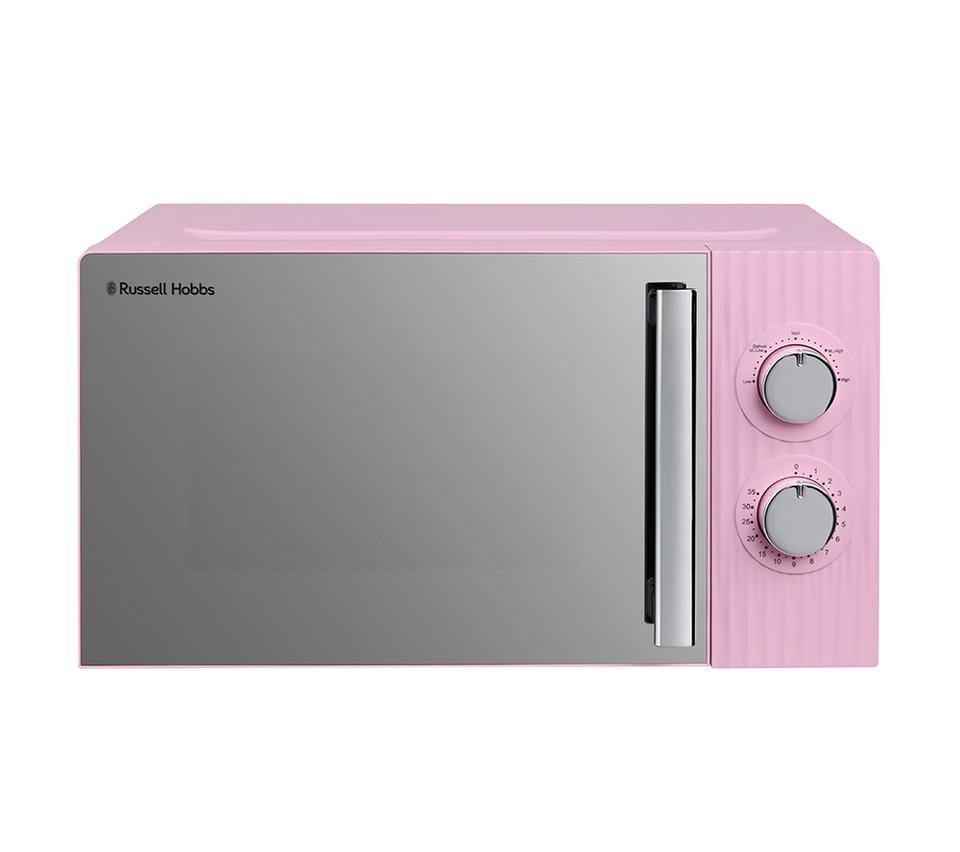 RUSSELL HOBBS Eden RHMM725RP Solo Microwave - Raspberry Pink