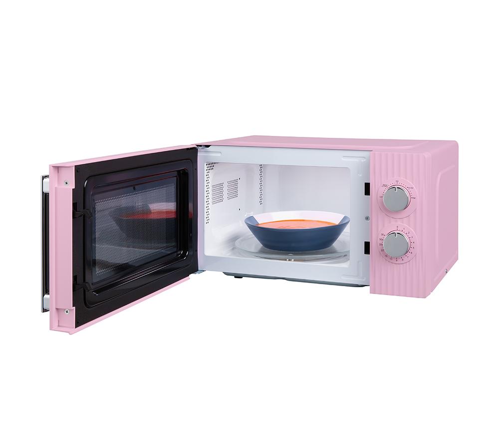 RUSSELL HOBBS Eden RHMM725RP Solo Microwave - Raspberry Pink image number 3 of 12