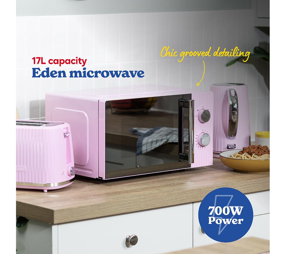 RUSSELL HOBBS Eden RHMM725RP Solo Microwave - Raspberry Pink image number 4 of 12