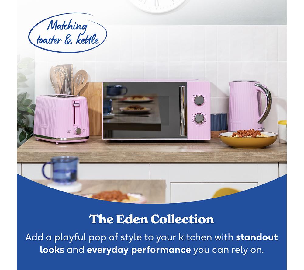 RUSSELL HOBBS Eden RHMM725RP Solo Microwave - Raspberry Pink image number 12 of 12