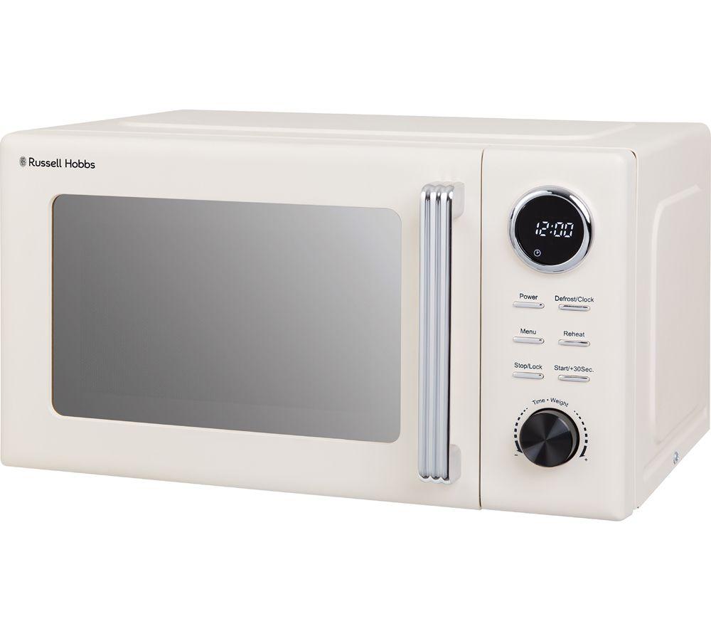 RUSSELL HOBBS Hanley RHMD838JW Solo Microwave - Jasmine White image number 3 of 12