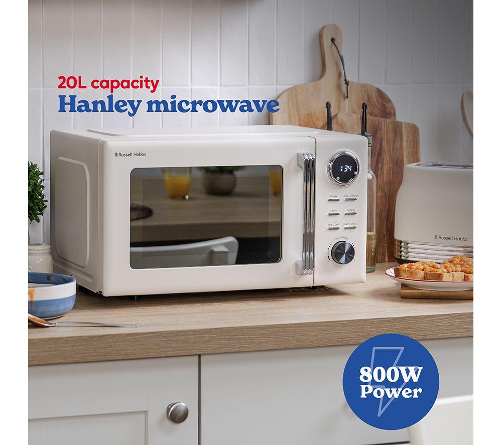 RUSSELL HOBBS Hanley RHMD838JW Solo Microwave - Jasmine White image number 4 of 12