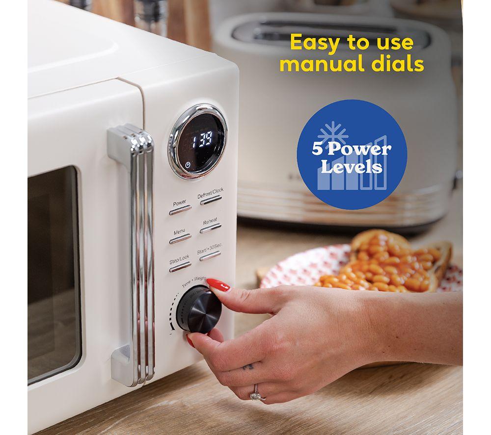 RUSSELL HOBBS Hanley RHMD838JW Solo Microwave - Jasmine White image number 8 of 12