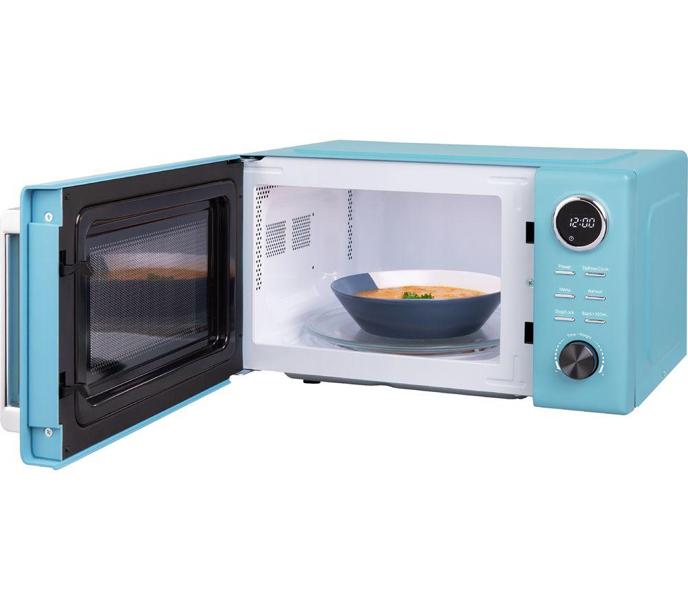 RUSSELL HOBBS Hanley RHMD838RB Solo Microwave - Retro Blue image number 2 of 12