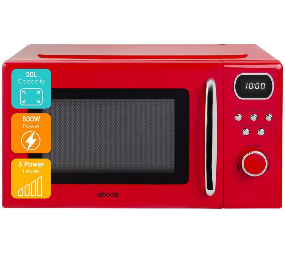 ABODE AMD2004R/01 Solo Microwave - Red image number 3 of 14