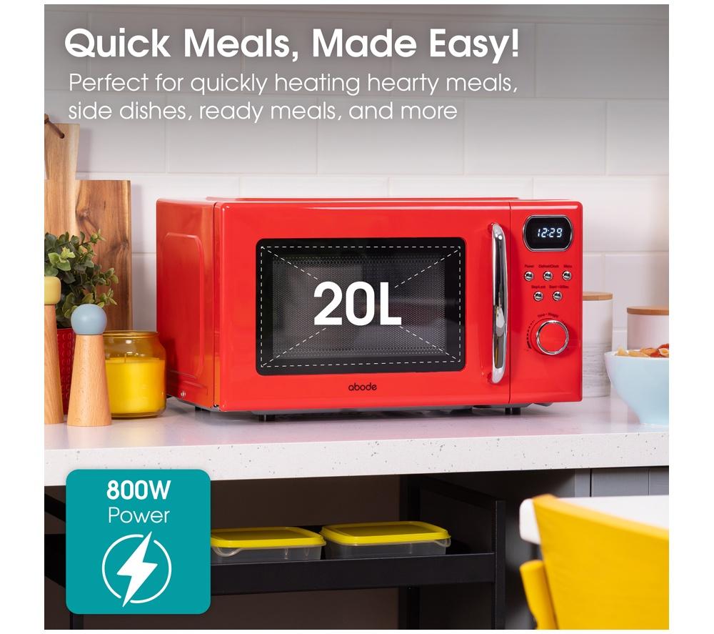 ABODE AMD2004R/01 Solo Microwave - Red image number 5 of 14